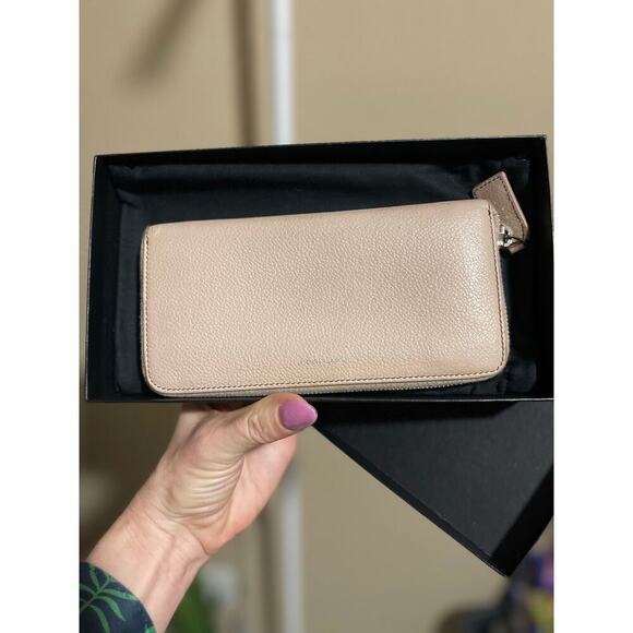 Yves St. Laurent Pink Zip Wallet - Picture 1 of 2